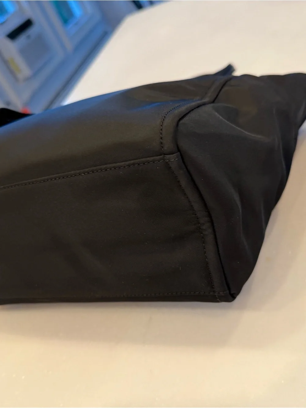 Kate Spade Chelsea Medium Satchel Black Nylon Crossbody Black NWOT